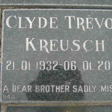 KREUSCH Clyde Trevor 1932-2005