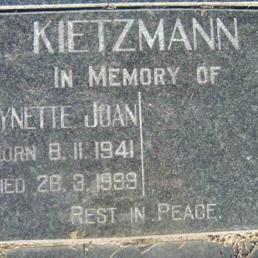 KIETZMANN Lynette Joan 1941-1999