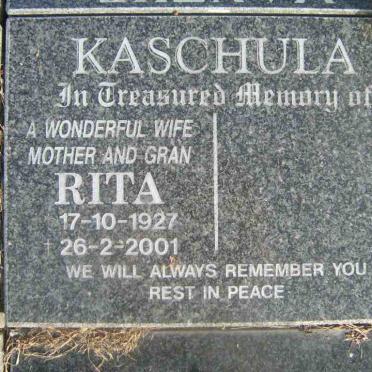 KASCHULA Rita 1927-2001