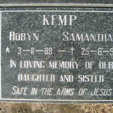 KEMP Robyn Samantha 1988-1993