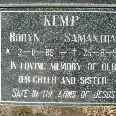 KEMP Robyn Samantha 1988-1993