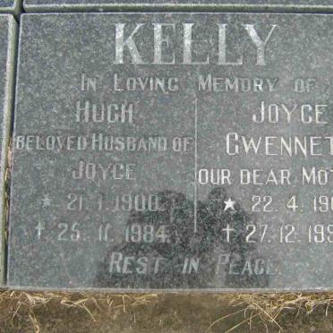 KELLY Hugh 1900-1984 &amp; Joyce Gwenneth 1907-1998