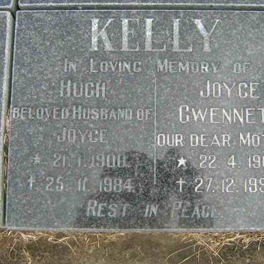 KELLY Hugh 1900-1984 &amp; Joyce Gwenneth 1907-1998