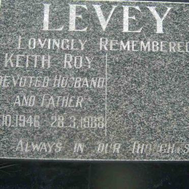 LEVEY Keith Roy 1946-1988