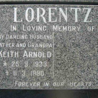 LORENTZ Keith Arnold 1933-1990