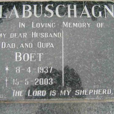 LABUSCHAGNE Boet 1937-2003