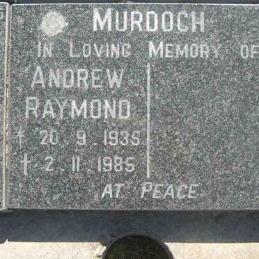 MURDOCH Andrew Raymond 1935-1985
