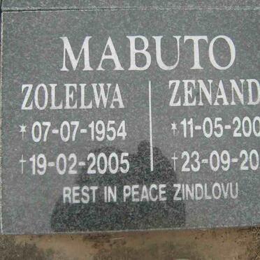 MABUTO Zolelwa 1954-2005 :: MABUTO  Zenande 2000-2000