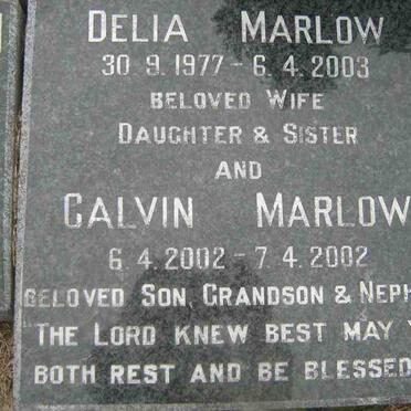 MARLOW  Calvin 2002-2002 :: MARLOW Delia 1977-2003