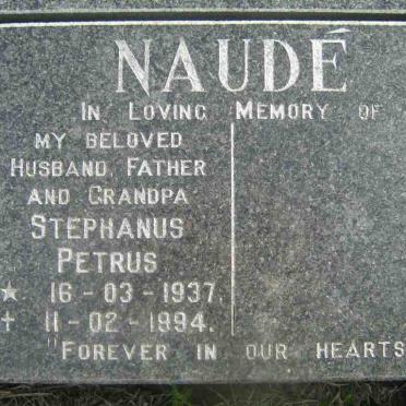NAUDE Stephanus Petrus 1937-1994