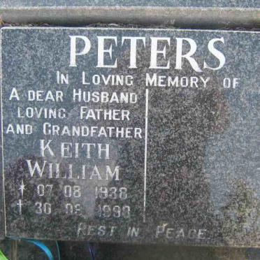 PETERS Keith William 1938-1998
