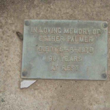 PALMER Esther -1978