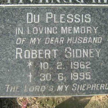 PLESSIS Robert Sidney, de 1962-1995