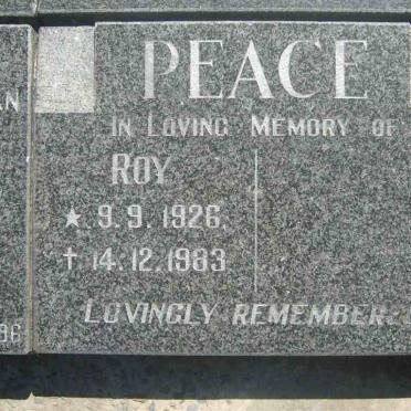 PEACE Roy 1926-1983