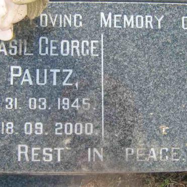 PAUTZ Basil George 1945-2000