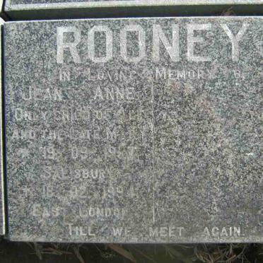 ROONEY Jean Anne 1957-1994