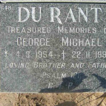 RANT George Michael, du 1954-1996