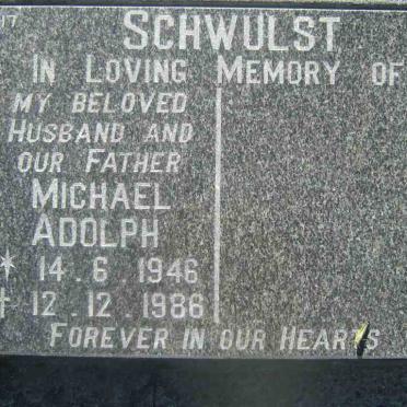 SCHWULST Michael Adolph 1946-1986