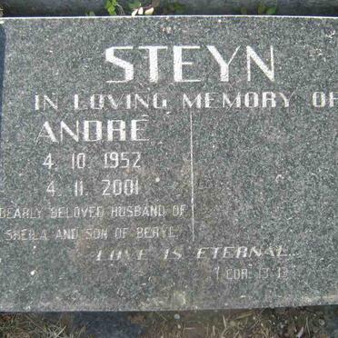 STEYN Andre 1952-2001