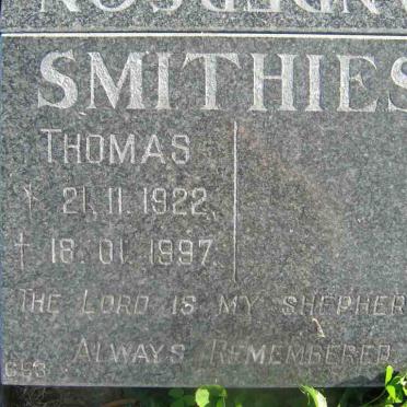 SMITHIES Thomas 1922-1997