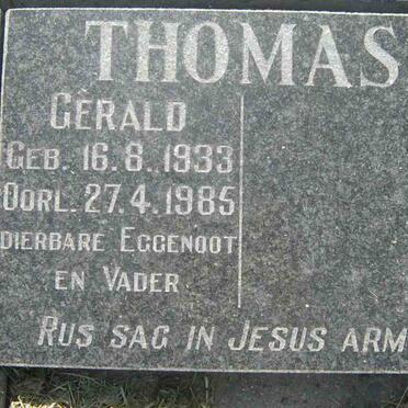 THOMAS Gerald 1933-1985
