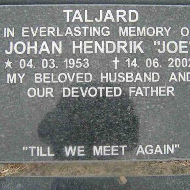TALJARD Johan Hendrik  1953-2002