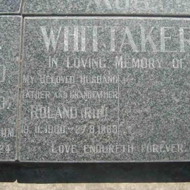 WHITTAKER Roland 1930-1989