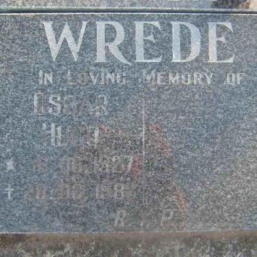 WREDE Oscar Hugo 1927-1988