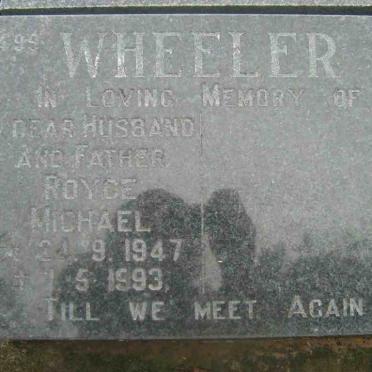 WHEELER Royce Michael 1947-1993