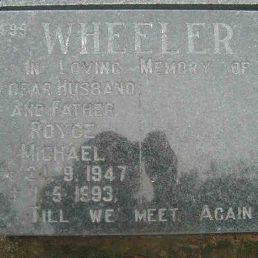 WHEELER Royce Michael 1947-1993