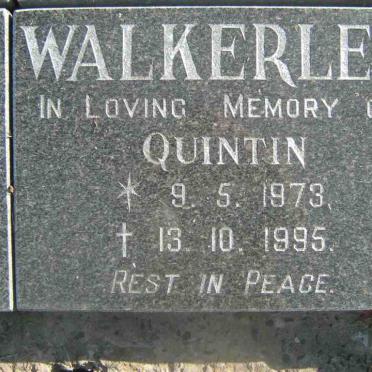 WALKERLEY Quintin 1973-1995