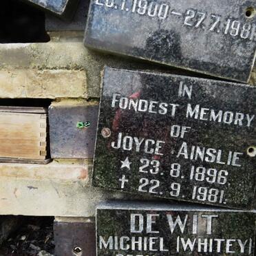 AINSLEE Joyce 1896-1981