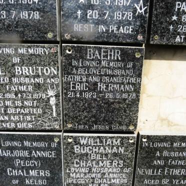 BAEHR Eric Hermann 1923-1978