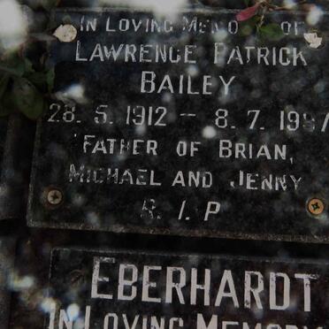BAILEY Lawrence Patrick 1912-1997