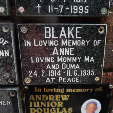 BLAKE Anne 1914-1995