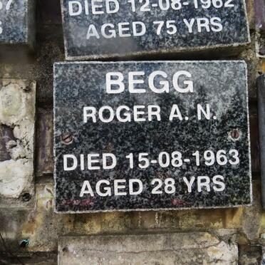 BEGG Roger A.N. -1963
