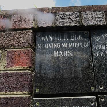 BIJL Babs, van der