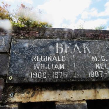 BEAK Reginald William 1906-1976 &amp; M.C.D. NELL 1907-1987
