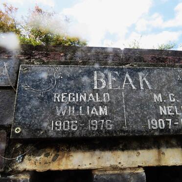 BEAK Reginald William 1906-1976 &amp; M.C.D. NELL 1907-1987