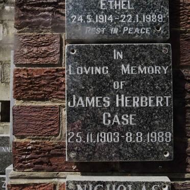 CASE James Herbert 1903-1989