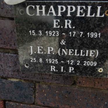 CHAPPELL E.R. 1923-1991 &amp; J.E.P. 1925-2009