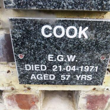 COOK E.G.W. -1971