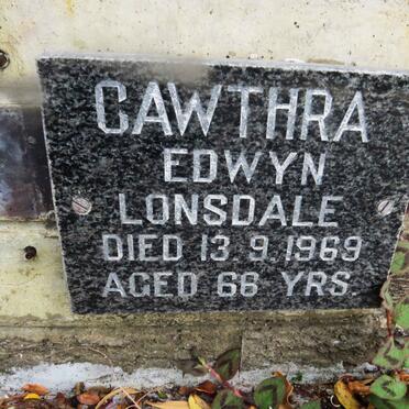 CAWTHRA Edwyn Lonsdale -1969