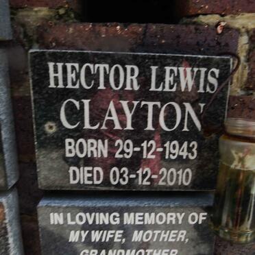 CLAYTON Hector Lewis 1943-2010