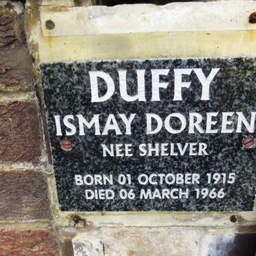 DUFFY Ismay Doreen nee SHELVER 1915-1966