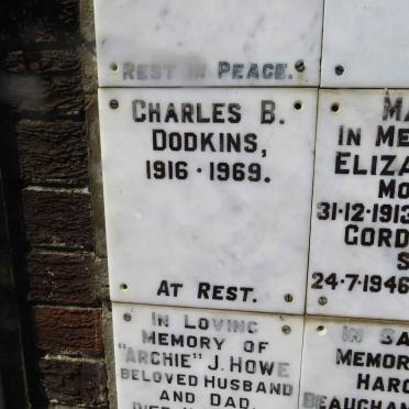 DODKINS Charles B. 1916-1969