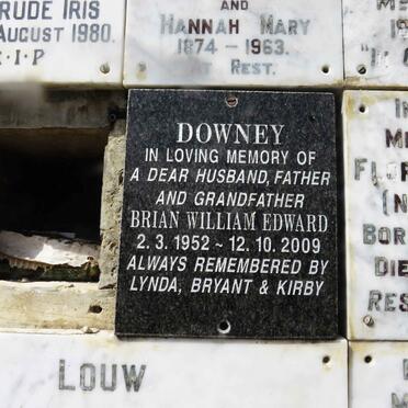DOWNEY Brian William Edward 1952-2009