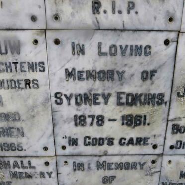 EDKINS Sydney 1878-1961