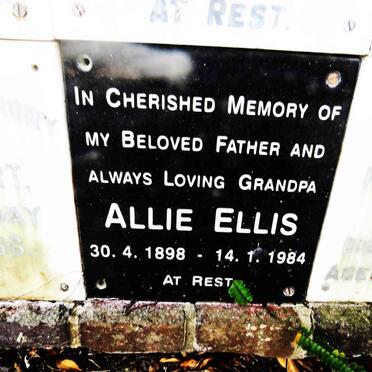 ELLIS Allie 1898-1984