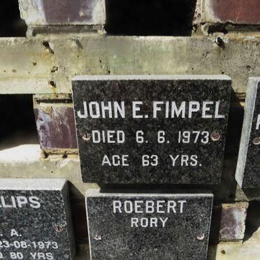 FIMPEL John E. -1973
